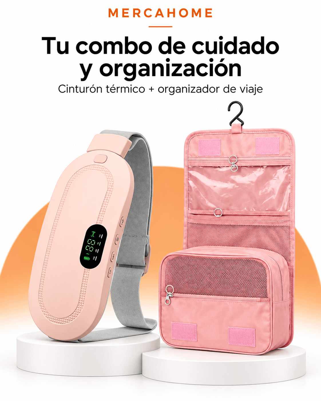 Bolsa de Maquillaje + Cinturón Anti-Cólicos